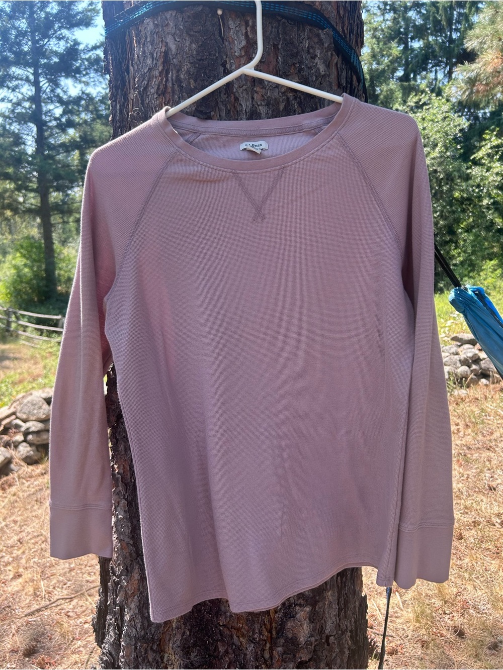L.L.Bean Mauve Long Sleeve Thermal Top